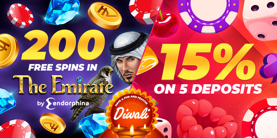 200 FS in The Emirate and 15% on your 5 deposits!